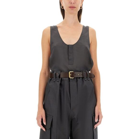 SAINT LAURENT Sweaters - Saint Laurent Women Tank Top "Henley"